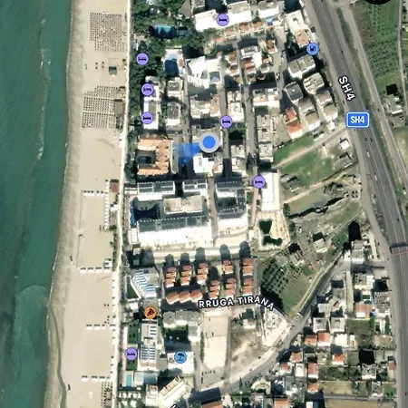 Beachside 55m2 Lägenhet Golem (Tirana)